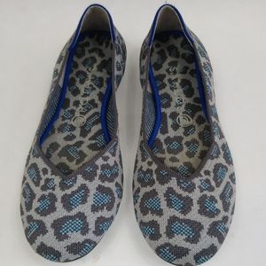 Rothy's Women's Grey Spotted Round Toe Flats Size 10, fit like a 9